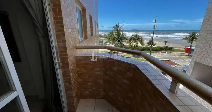 Vista mar !!! 1 dormitorio mobiliado, predio frente mar. apenas r$ 325 mil