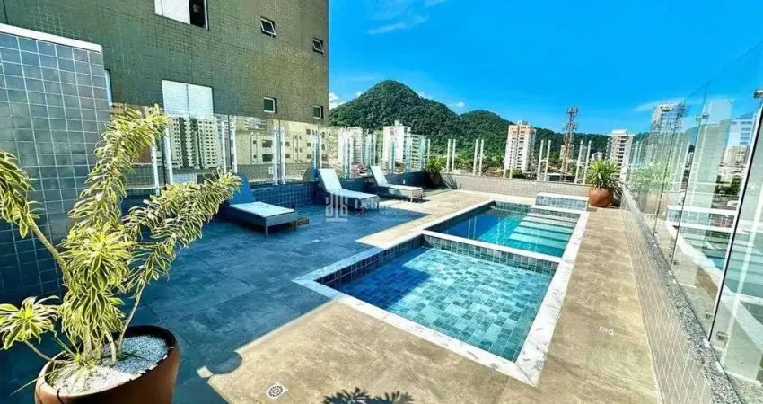 Canto do forte! r$ 345 mil 1 dormt c/varanda gourmet, 1 vaga, lazer top