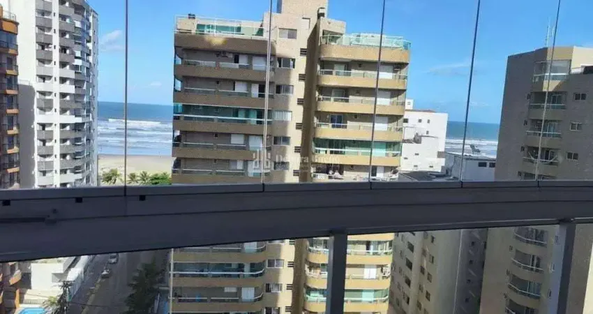 Excelente apto na aviação vista mar!3dorm,varanda gourmet envidraçada,com closet