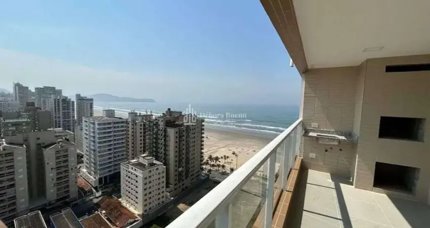 Excelente apartamento aviação!vista mar,1suite,lazer completo,2vagas demarcada