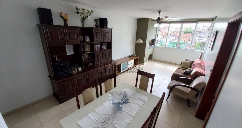 Apartamento Padrão 2 dormitórios FRENTE com sacada e churrasqueira e garagem