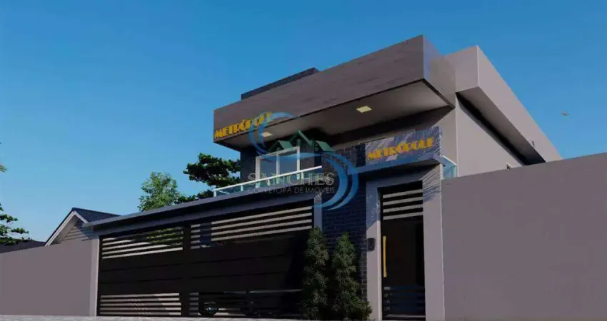Casa de Condomínio com 2 dorms, Maracanã, Praia Grande - R$ 320 mil, Cod: 5051