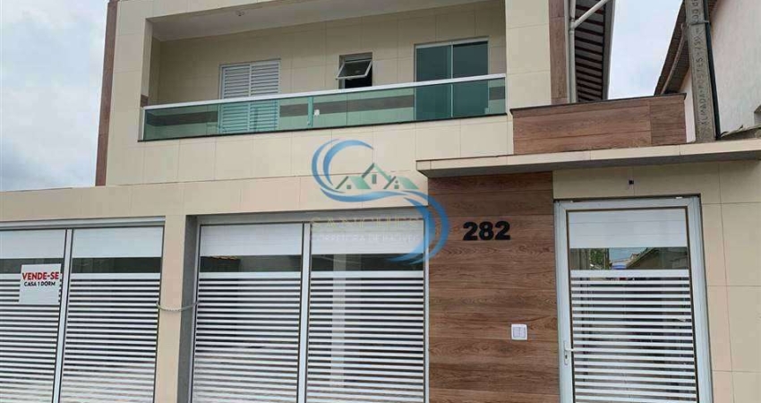 Casa de Condomínio com 1 dorm, Princesa, Praia Grande - R$ 200 mil, Cod: 6143