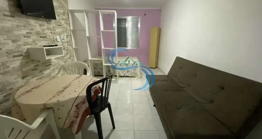 Kitnet com 1 quarto, Mirim, Praia Grande - R$ 165 mil, Cod: 6857