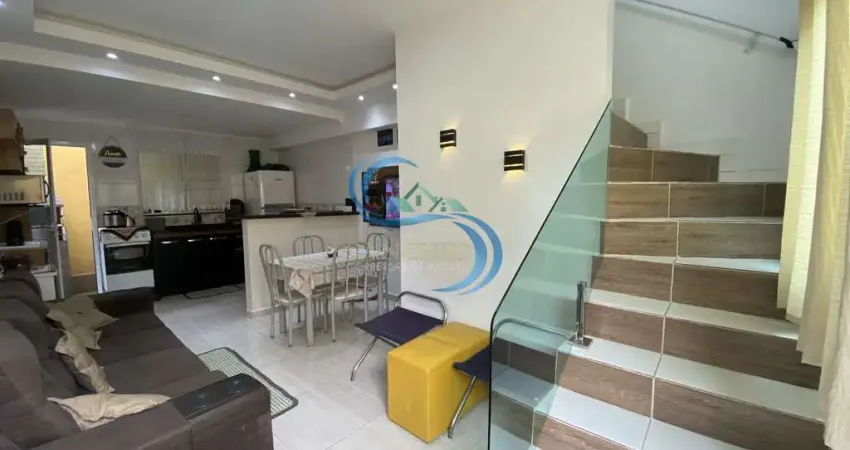 Casa de condomínio com 2 quartos, balneário maracanã, praia grande - r$ 300 mil, cod: 7225