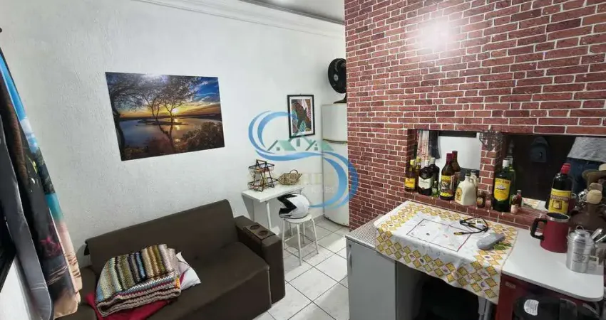 Kitnet com 1 quarto, caiçara, praia grande - r$ 155 mil, cod: 7261