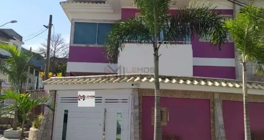 Lindíssima casa triplex com amplo terraço e 3 suítes mobiliada - no bairro silvestre em campo grande