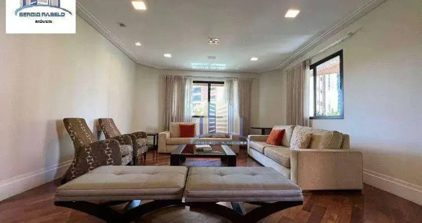 Apartamento com 4 dormitórios, 357 m² - venda por R$ 4.700.000,00 ou aluguel por R$ 34.243,96/mês - Moema - São Paulo/SP