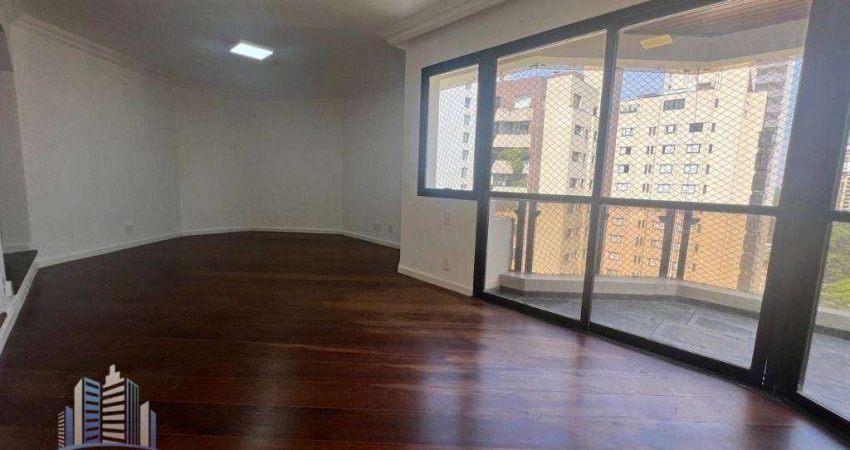 Apartamento com 4 dormitórios para alugar, 200 m² por R$ 14.157,97/mês - Moema - São Paulo/SP