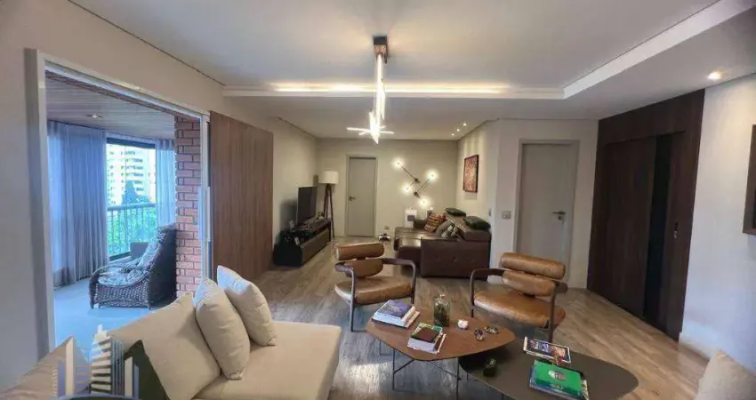 Apartamento com 3 dormitórios, 244 m² - venda por R$ 3.800.000,00 ou aluguel por R$ 33.366,67/mês - Moema - São Paulo/SP