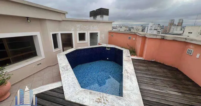 Cobertura com 4 dormitórios à venda, 280 m² por R$ 3.600.000,00 - Moema - São Paulo/SP