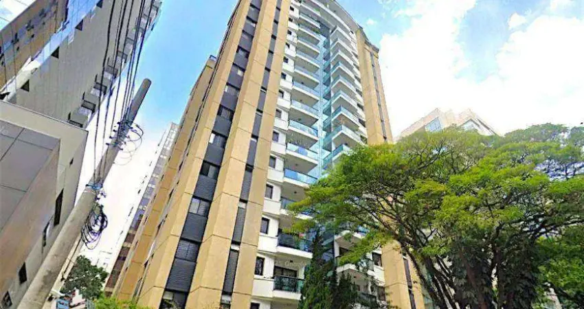 Apartamento com 3 dormitórios para alugar, 94 m² por r$ 6.000/mês - condominio + iptu moema - são paulo/sp