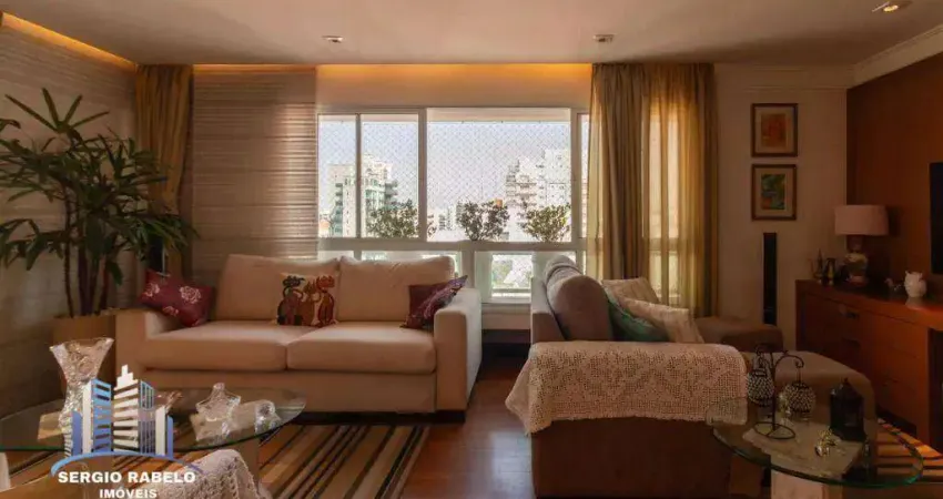 Apartamento com 3 dormitórios à venda, 158 m² por R$ 3.100.000,00 - Moema - São Paulo/SP