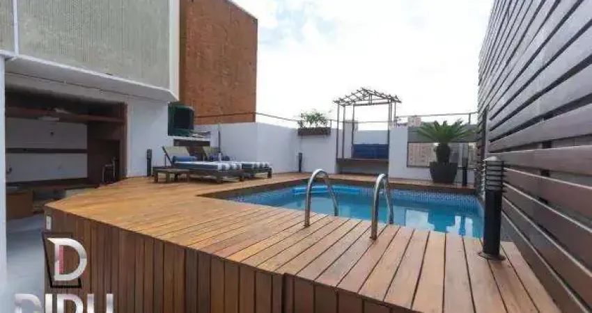 Cobertura à venda em São Paulo, Vila Clementino, com 3 quartos, 240m² 3 vagas, piscina espaço com churrasqueira.