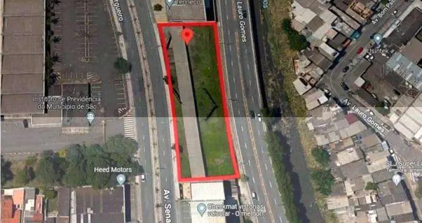 Excelente oportunidade de locação de terreno no Rudge Ramos com 2.101 m², localização privilegiada!