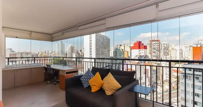 Apartamento tipo para venda em Sta Ceciíla com 1 quarto, sendo 1 suíte, 50m²