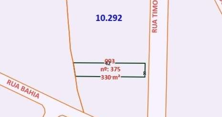 Terreno residencial para venda em Parque Oratório, 330m²