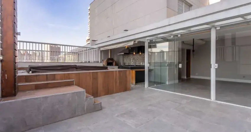 Cobertura à venda em são paulo, jardim prudência, com 3 quartos, sendo 2 suítes, 190m², vagas de garagem e depósito privativo