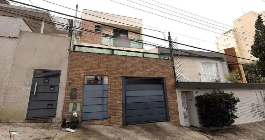 Sobrado à venda em santo andré, campestre, com 3 quartos, 174m²