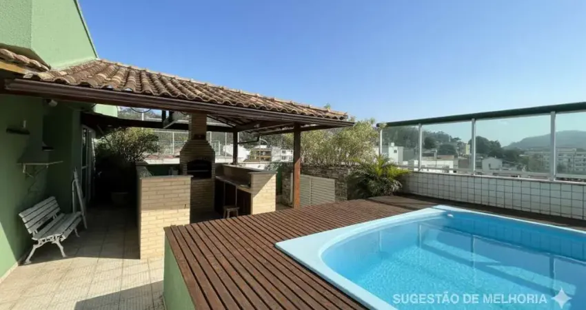 Cobertura para venda em freguesia (jacarepaguá) com 4 quartos, sendo 2 suítes, 261m²