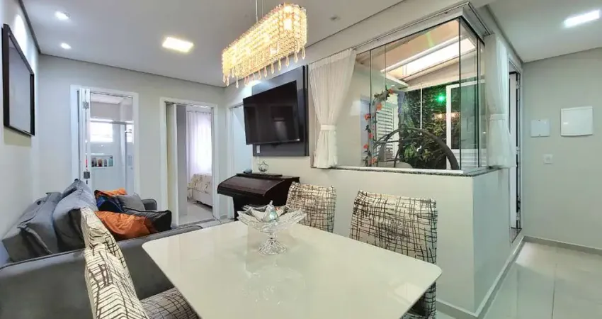 Apartamento tipo para venda em vila marina com 2 quartos, 45m²