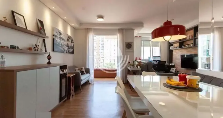 Apartamento com sala estendida e 2 dormitórios (1 suíte) para alugar, 68 m² por r$ 5.388/mês - taquaral - campinas/sp