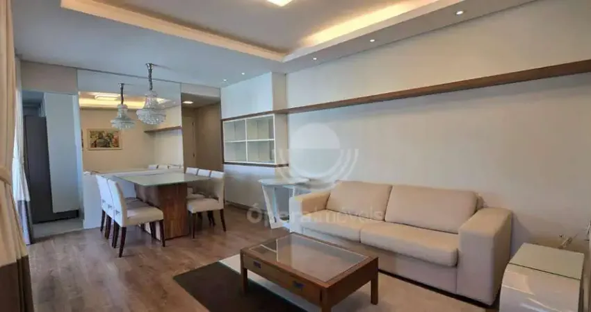 Apartamento todo mobiliado com 1 suíte para alugar, 96 m² por r$ 7.515/mês - mansões santo antônio - campinas/sp