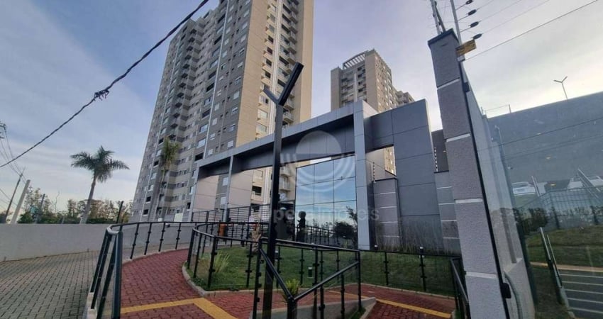 Apartamento à Venda e Locação no Condomínio Sensia, andar alto e vista panorâmica da varanda, no bairro Parque Prado, em Campinas.