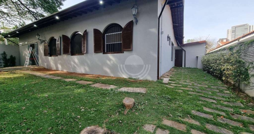 Casa Comercial para Alugar em localização privilegiada no bairro Nova Campinas, em Campinas.