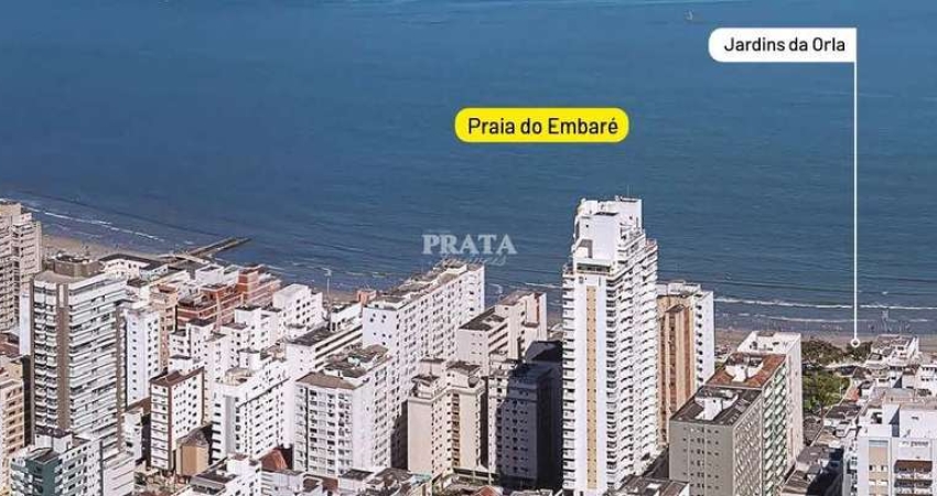 EMBARÉ SANTOS LANÇAMENTO 2 OU 3 SUÍTES 1 OU 2 VAGAS DEMARCADAS