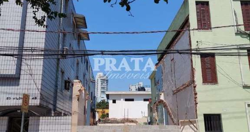 Terreno comercial à venda na Rua Pasteur, 47, Gonzaga, Santos