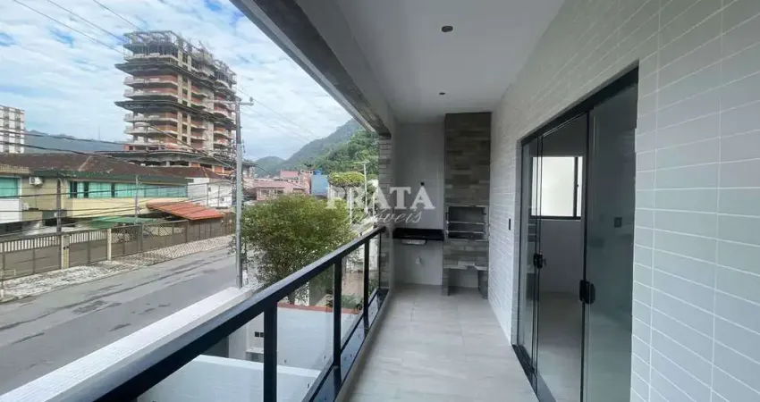 MARAPÉ SANTOS SOBREPOSTA ALTA 3 SUÍTES 2 VAGAS DE GARAGEM