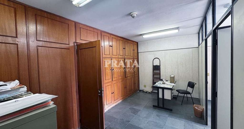 CENTRO SANTOS CONJUTO COMERCIAL 3 SALAS 1 VG GARAGEM DEMARCADA