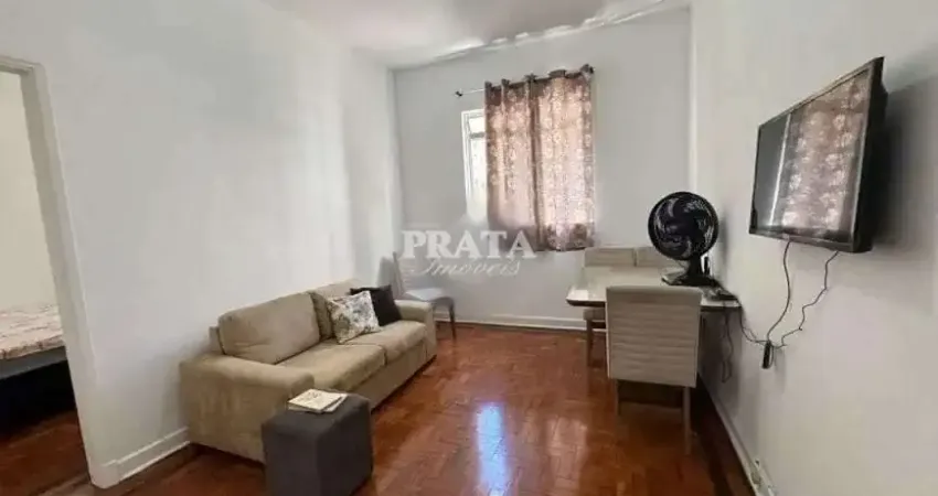BOQUEIRÃO SANTOS 1 DORMITÓRIO 1 VAGA GARAGEM PRÓXIMO À PRAIA