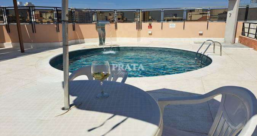 GONZAGA SANTOS FLAT 1 SUÍTE 1 VAGA GARAGEM PRÉDIO COM LAZER