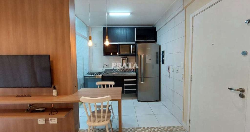 P DA PRAIA SANTOS 1 DORMITÓRIO 1 VG GARAGEM DEMARCADA LAZER