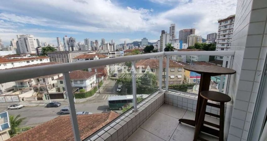 BOQUEIRÃO SANTOS 1 SUÍTE 1 VAGA GARAGEM DEMARCADA MOBILIADO