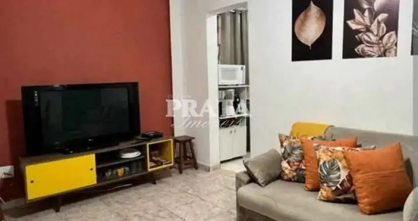 GONZAGA SANTOS 1 DORMITÓRIO 1 VAGA GARAGEM PRÓXIMO À PRAIA