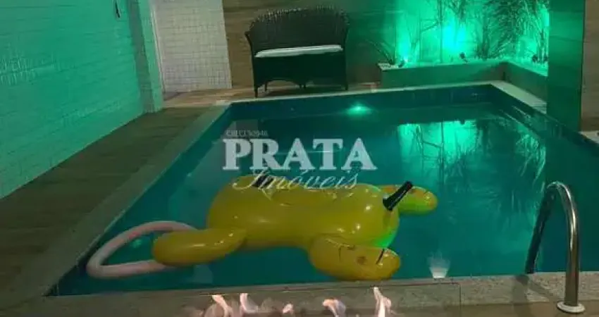 Ponta da praia santos sobreposta baixa 3 suítes 2 vaga garagem