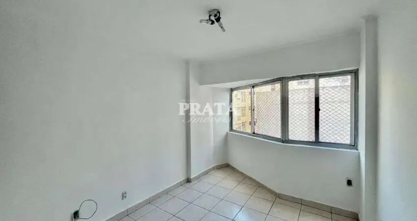 Embaré santos 2 dormitórios 1 vg garagem prédio frente à praia