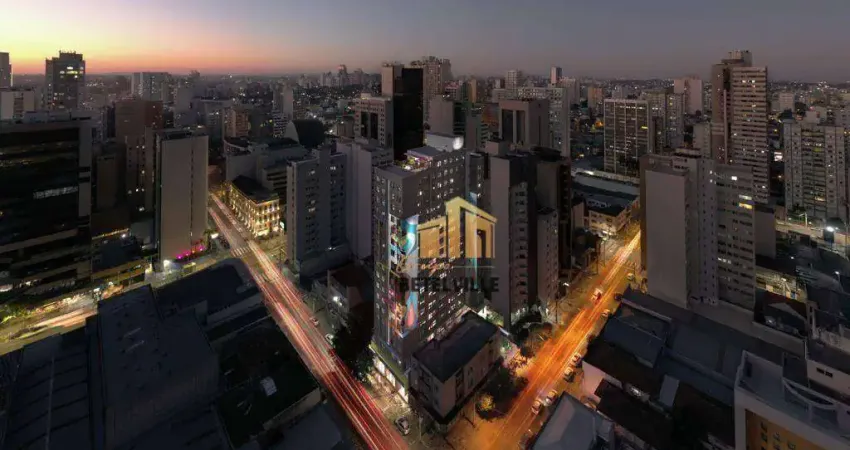 Apartamento com 1 dormitório à venda, 24 m² - Centro - Curitiba/PR