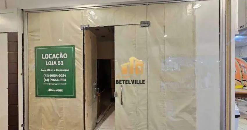 Ponto comercial para alugar na Avenida República Argentina, Água Verde, Curitiba