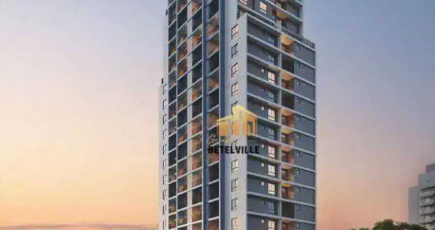 Apartamento com 1 dormitório à venda no terraço, 28 m² - Portão - Curitiba/PR