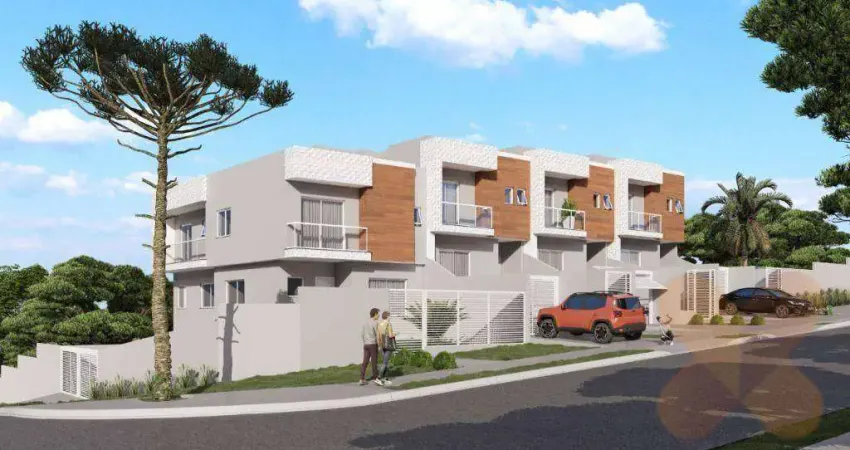 Sobrado com 3 dormitórios à venda, 143 m² por R$ 890.000,00 - Boa Vista - Curitiba/PR