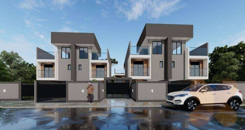 Sobrado com 3 dormitórios à venda, 133 m² por R$ 790.000,00 - Uberaba - Curitiba/PR
