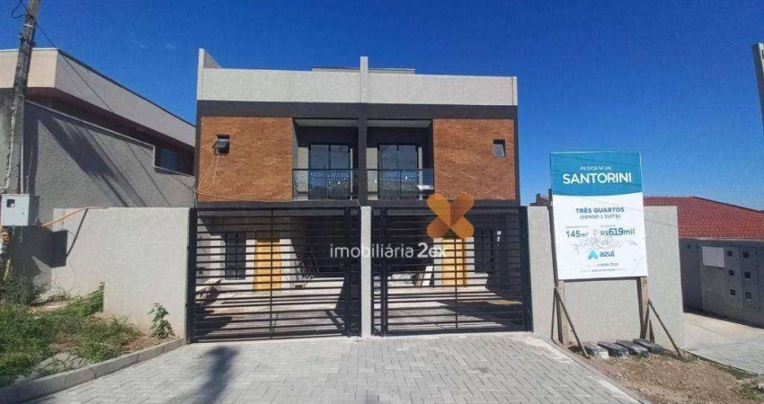 Sobrado com 3 dormitórios à venda, 105 m² por R$ 652.000,00 - Xaxim - Curitiba/PR