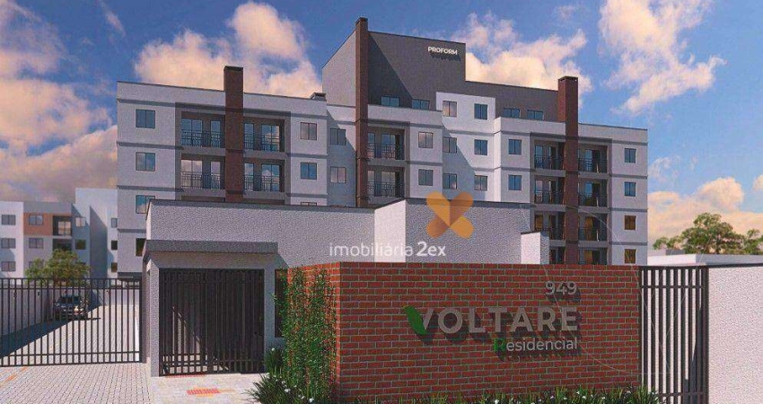 Apartamento com 2 dormitórios à venda, 48 m² por R$ 325.000,00 - Vargem Grande - Pinhais/PR