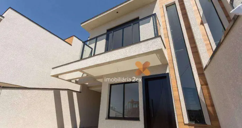 Sobrado com 3 dormitórios à venda, 103 m² por R$ 675.000,00 - Atuba - Curitiba/PR