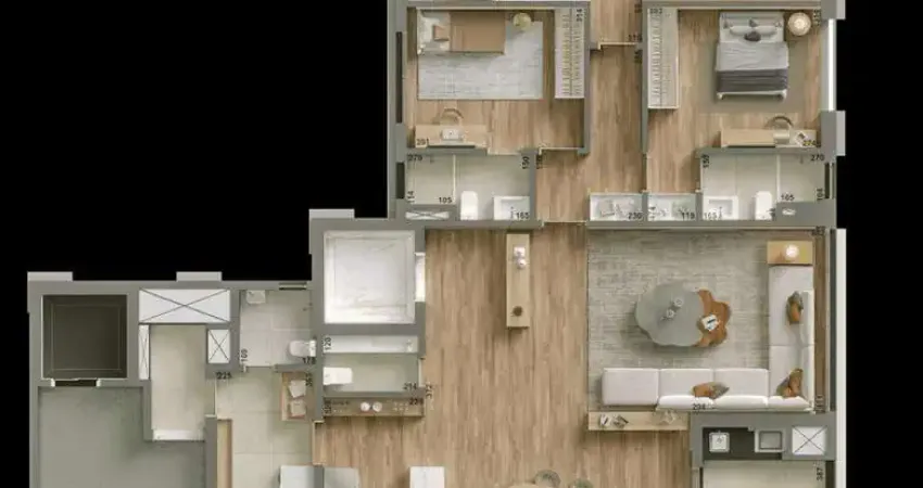 Apartamento com 3 quartos à venda na Rua Carneiro Lobo, 61, Água Verde, Curitiba