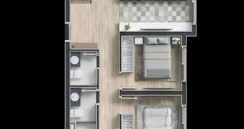 Apartamento com 3 quartos à venda na Rua José de Alencar, 1983, Juvevê, Curitiba